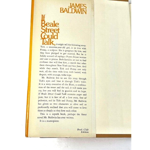 If Beale Street Could Talk by James Baldwin 1974 Book Club Edition HC - Picture 10 of 10